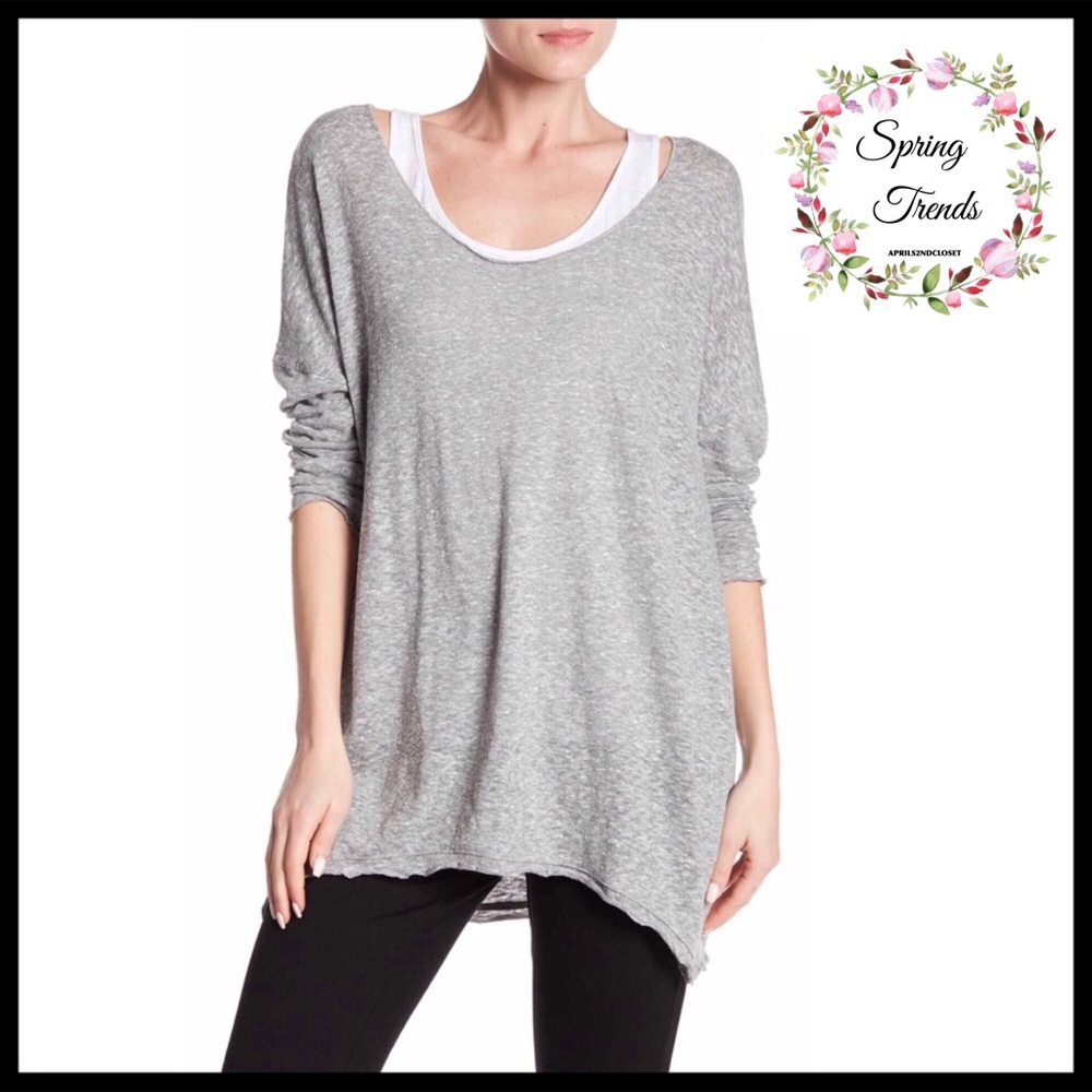 OLIVIA SKY LAYERED TANK TUNIC LIGHTWEIGHT KNIT TOP - Picture 8 of 8